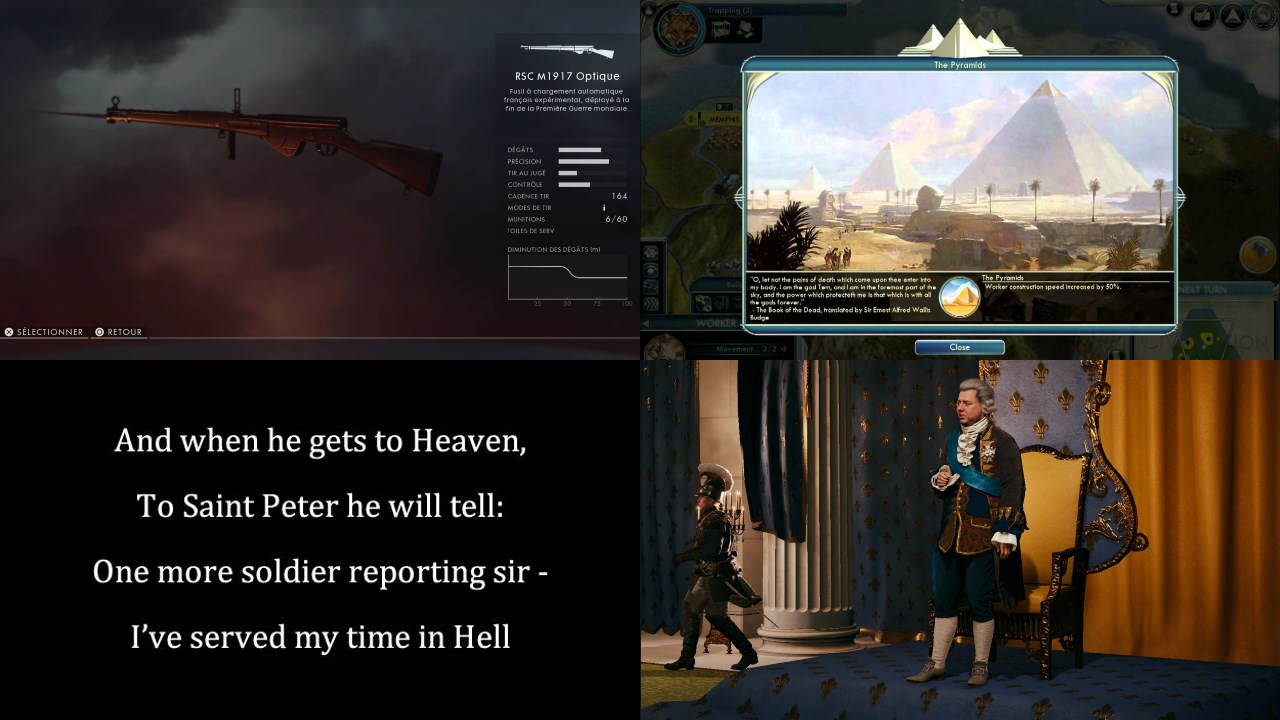 Exemples de détails historiques dans Battlefield, Civilization, Medal of Honor, Assassin's Creed